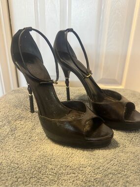 Gucci  High Heel Sandals with Ankle Strap